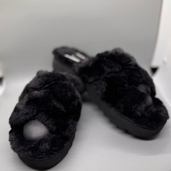 KOOLABURRA BY UGG Womens Size 9 CAMEAL SLIDE Black 1127481 Slippers - Picture 4 of 6